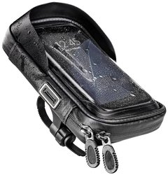 Poręczna torba na rower/motocykl, obracana o 360 stopni, wodoodporna Hama Essential Line Uchwyt rowerowy na telefon