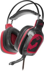 Zestaw słuchawkowy Over Ear SpeedLink DRAZE SL-860012-BK Stereo czarno-czerwony