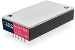 Przetwornica DC/DC, do PCB TracoPower TEP 100-3611UIR, 100 W, 24 V/DC, 20 A, 1 szt.
