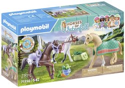 3 konie: Morgan, Quarter Horse i Shagya Arabian Playmobil 71356 1 szt.