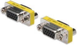 Przejściówka, adapter szeregowy Digitus [1x złącze żeńskie D-SUB 15-pin - 1x złącze żeńskie D-SUB 15-pin]