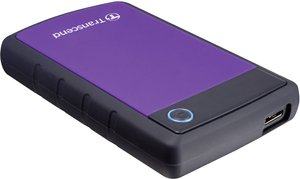 Transcend StoreJet® 25H3 4 TB  Zewnętrzny dysk twardy 6,35 cm (2,5'') USB 3.2 Gen 1 (USB 3.0) fioletowy TS4TSJ25H3P