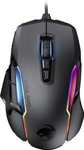 Kone AIMO stanowi ostatni kamień milowy w serii myszy Kone, ulepszony za pomocą różnych ulepszeń. Ergonomiczna mysz do gier USB Roccat Kone AIMO 16000 dpi