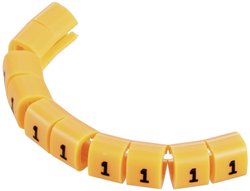 Oznacznik kablowy TRU COMPONENTS TC-MB1/1203 pomarańczowy 1593395 Zawartość: 10 szt.
