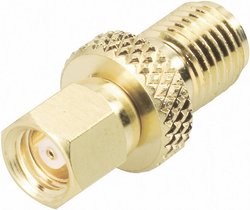 Adapter SMC TRU COMPONENTS 1579428 złącze męskie SMC - złącze żeńskie SMA 1 szt.