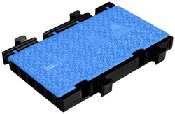 Sekcja środkowa mostu linowego DEFENDER by Adam Hall 869350BLU, (D x S x W) 500 x 325 x 54 mm, czarny/niebieski, 1 szt.