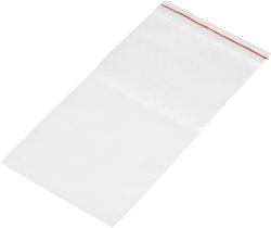 Woreczek strunowy bez paska opisowego (S x W) 100 mm x 200 mm przezroczysty polietylen  490084