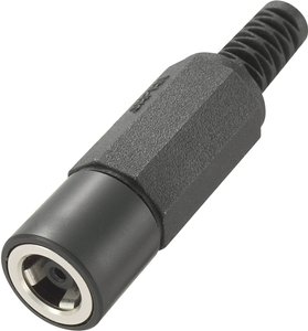 Złącze męskie niskonapięciowe TRU COMPONENTS  złącze żeńskie proste  4 mm 1 szt.