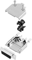 Zestaw listew żeńskich D-Sub TRU COMPONENTS TCDTPKM15DMSK 7708976, rzędy: 2, styki: 15, 180 °, 1 szt.