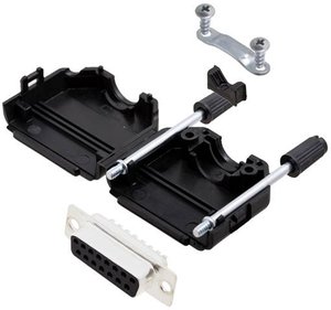 Zestaw listew żeńskich D-Sub TRU COMPONENTS TCDPPK15BKDMSK 7708824, rzędy: 2, styki: 15, 180 °, 1 szt.