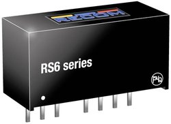 Przetwornica DC/DC, do PCB RECOM RS6-2405S RS6-2405S, SIP-8, 6 W, 1.2 A, 1 szt.