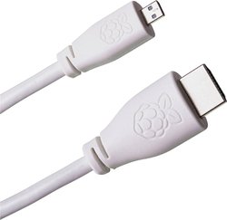 Oryginalny kabel Micro-HDMI Raspberry Pi® do standardowych kabli HDMI 1 m Kabel HDMI Raspberry Pi® C-SB-HDMI1M 1 szt.