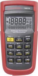 Termometr typu E, J, K, N, R, S, T Beha Amprobe TMD-56 3730138, -50 - +1350 °C