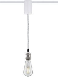 Element systemu szynowego wysokonapięciowego Paulmann  95495 Wisiorek  biały