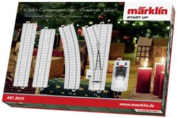 H0 Marklin C (z podłożem) 20124 Tor- prosty, Tor- łuk, Przełącznik, Bufor