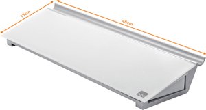 Tablica ogłoszeń szklana nobo Diamond Glass Memo Desktop (S x W) 458 mm x 60 mm