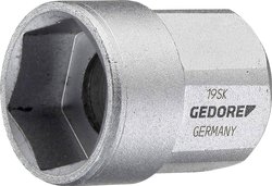 Nasadka 19 mm Gedore 19 SK 19 2225948 zewnętrzny sześciokąt 1 szt.