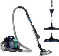 Odkurzacz bezworkowy Philips Seria 5000 FC9556 / 09 (900 W, objętość kurzu 1,5 L, w tym dysza do sierści zwierząt z turbo, dysza do twardej podłogi, nasadka do mebli) Philips FC9556/09 Odkurzacz bezworkowy 900 W