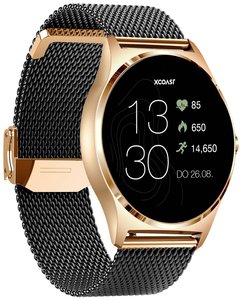 XCOAST JOLI XC PRO – Diamentowo czarny smartwatch XCOAST JOLI XC Pro Smartwatch   45 mm  czarny