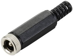 Złącze niskonatężeniowe TRU COMPONENTS  złącze żeńskie proste  6.0 mm 1 szt.