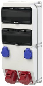 Rozdzielacz z tworzywa sztucznego Strobl BV 32 A Tablica rozdzielcza 9025430 400V, 32A, IP54