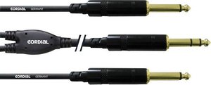 Kabel Y Cordial  [1x złącze męskie jack 6,3 mm - 2x złącze męskie jack 6,3 mm] 3.00 m