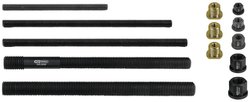 Cięgno, nakrętka wieńcowa, zestaw adapterów, 13 szt KS Tools 440.0040