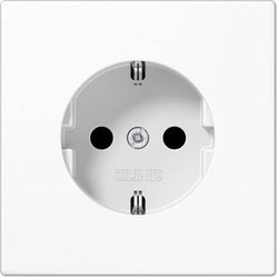 Gniazdo z uziemieniem Jung LS1520NWW biały