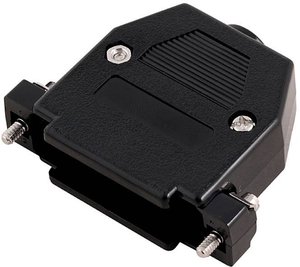 Obudowa złącza D-SUB encitech CCOV 09-SC-BK 2360-0102-01, tworzywo sztuczne, 180 °, 1 szt.