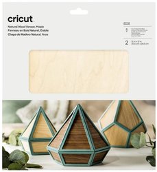 Cricut Fornir z naturalnego drewna 12 &quot,x 12&quot, (30,5 cm x 30,5 cm) - Klon Cricut 2007068 Okleina drewniana Szerokość cięcia 30.5 cm klonowy