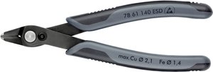 Szczypce boczne do PCB Knipex Super-Knips 78 61 140 ESD, 140 mm, 64 HRC, dla elektroników i mechaników