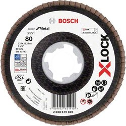 Tarcza lamelkowa Bosch Accessories X551 2608619805 Średnica 125 mm 1 szt.