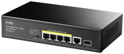 CUDY GS1005PTS1 INDUSTRIAL 5-PORTOWY przełącznik sieciowy GIG / cudy RJ45/SFP 4+1 port 100 Mbit/s cudy GS1005PTS1 Switch sieciowy RJ45/SFP  4+1 Port 100 MBit/s