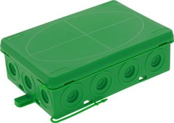 Skrzynka przyłączeniowa Wiska KA 016 GN, IP55, (D x S x W) 125 x 86 x 41 mm, zielony, 1 szt.