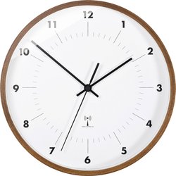 TFA Dostmann 98.1097 Sterowany radiowo Zegar ścienny 25.5 cm x 5 cm drewno
