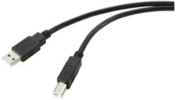 Renkforce  Kabel USB  USB 2.0  Złącze męskie USB-A, Złącze męskie USB-B  15.00 m Kabel USB Renkforce RF-5720400, USB 2.0, Złącze męskie USB-A, Złącze męskie USB-B, 15.00 m