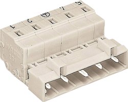 3-bieg. raster 7,5 mm / 0.295 in, jasnoszary WAGO 723-603 wtyk 1 szt.