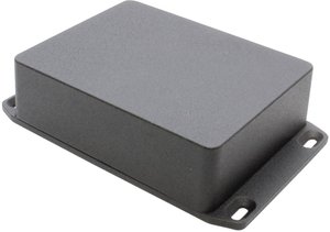 Obudowa uniwersalna Hammond Electronics 1590BB2FLBK, (D x S x W) 119 x 94 x 38 mm, odlew aluminiowy, 1 szt.