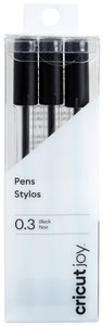 Długopisy Cricut Joy™ Extra Fine Tip 0,3 mm (3 szt.) Cricut Joy™ 0,3 mm, 3er Zestaw długopisów  czarny