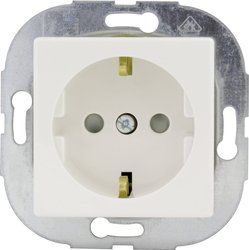 Gniazdo REV o zwiększonej ochronie styków Quadro Gniazdo elektryczne REV 0236020100, biały