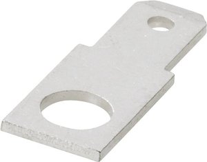 Wsuwka Vogt Verbindungstechnik 37701.67  Szerokość pokrycia: 2.8 mm Grubość pokrycia: 0.8 mm 180 ° Bez izolacji metal 1 szt.