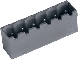 Listwa pinowa odwrócona STLZ950/6G-5.08-V, RM 5,08 mm, 6-pin, 10 A / 15 A, szara