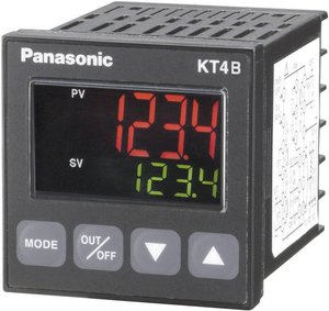 Termostat  Panasonic AKT4B113100 K, J, R, S, B, E, T, N, PL-II, C, Pt100, Pt100 -200 do +1820 °C Analogowe prądowe (D x S x W) 56 x 48 x 48 mm
