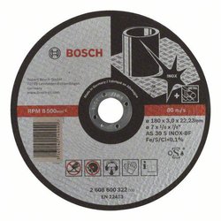 Tarcza tnąca prosta Bosch Accessories 2608600322 2608600322 180 mm 1 szt.