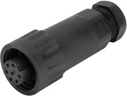 Gniazdo kablowe IP67 serii WA22, 1 szt.