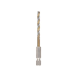 Wiertło do metalu Black&amp,Gold HSS-G, 4mm, długość 32x80mm, trzpień sześciokątny, odporne na uderzenia Wiertło kręte do metalu DEWALT DT20604-QZ 1 szt.