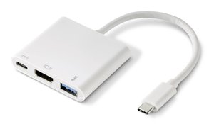 telewizory i monitory adapter Renkforce  RF-4366444 biały miedź
