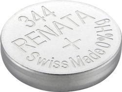 Bateria guzikowa, srebrowo-tlenkowa Renata 344 Bateria guzikowa Renata 344, 1,55 V, 105 mAh