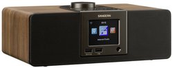 Sangean WFR-32 radio internetowe/DAB+/Bluetooth cyfrowe drewniane radio Radio internetowe Sangean WFR-32 Internet z pilotem czarny, drewno