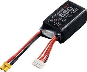 Pakiet akumulatorów (LiPo) 14.8 V 650 mAh 75 C DroneArt Softcase XT30
